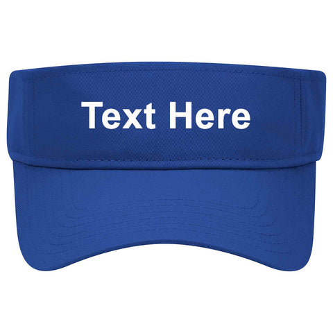 Your Own Text Cotton Twill Sun Visor for Men and Women - Personalization