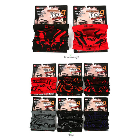 Fleece Neck Warmer N-Rit Tube 9 Extreme 2 Face Mask - Assorted Design 2pcs/3pc