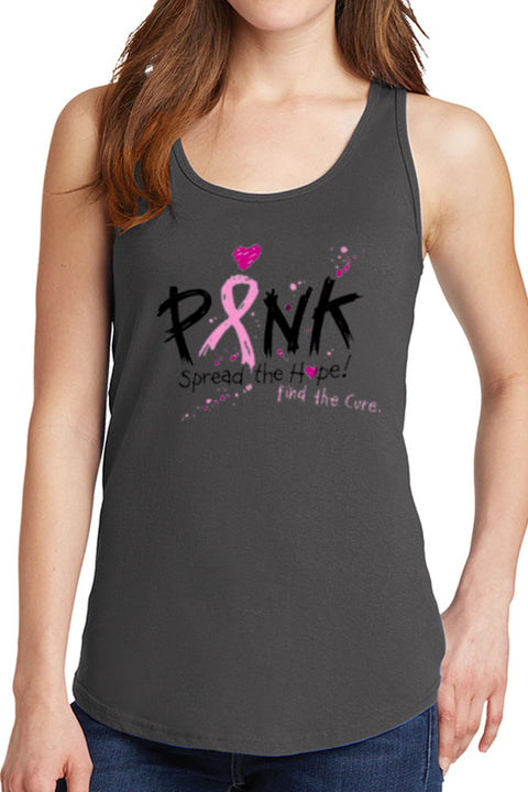 Women's Spread The Hope, Find The Cure Core Cotton Tank Tops -XS~4XL
