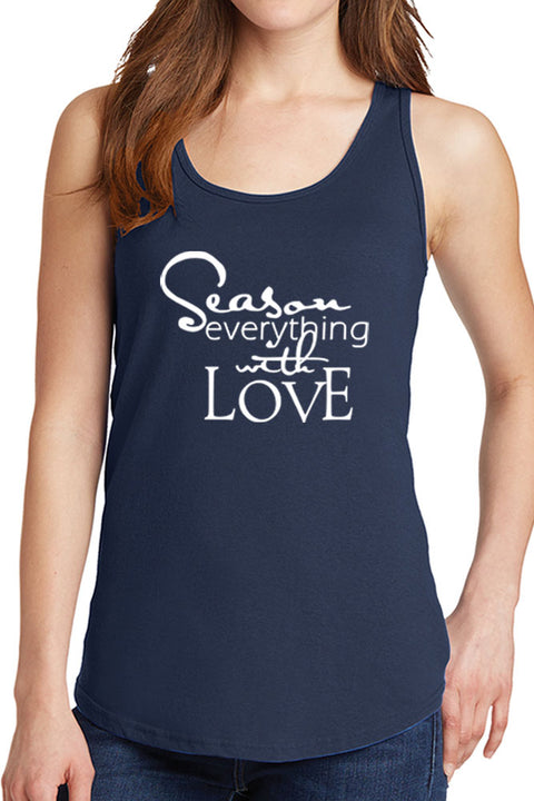 Women's Season Everything with Love Core Cotton Tank Tops -XS~4XL