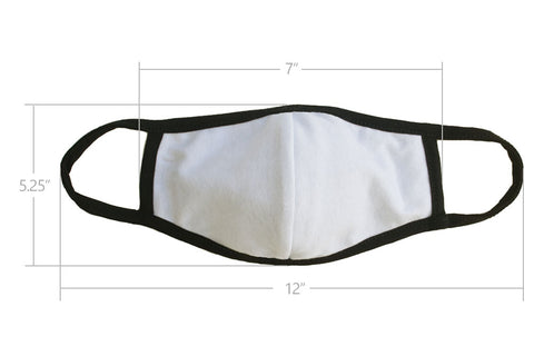 Love in Chinese, Spanish, English and Korean with Heart Design Reusable Washable Cotton Unisex Face Masks For Adults - Made in USA