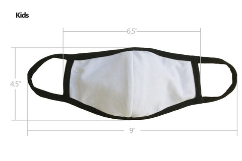 3 Packs Unisex Reusable Washable Mouth Cotton Face Masks for Adults Kids - Travel Outdoor Fashion