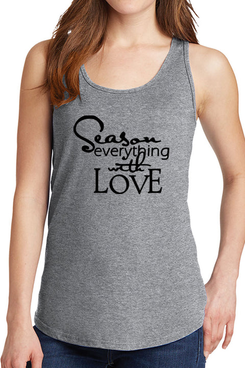 Women's Season Everything with Love Core Cotton Tank Tops -XS~4XL