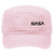 NASA Black Letter Garment Washed Superior Cotton Twill Military Hat for Men and Women