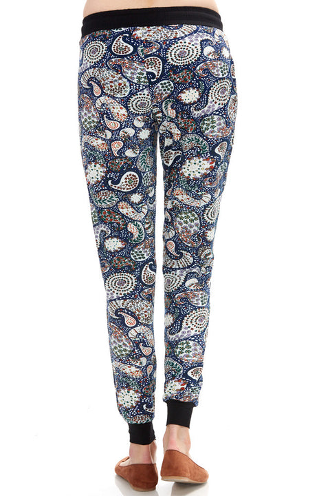 Women's Regular Paisley Jogger Leggings