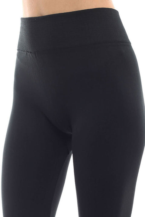 Women's Plus Solid Bright and Vibrant Color Fleece Leggings