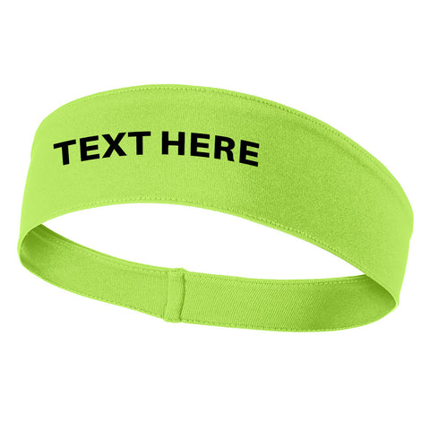 Your Own Text Moisture Wicking Headbands for Men and Women - Personalization