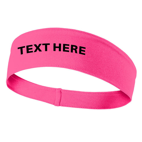 Your Own Text Moisture Wicking Headbands for Men and Women - Personalization