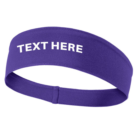 Your Own Text Moisture Wicking Headbands for Men and Women - Personalization