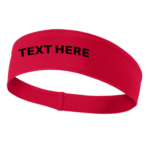 Your Own Text Moisture Wicking Headbands for Men and Women - Personalization