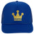 Youth Kid's Gold Crown Glitter Printed 5 Panel High Crown Foam Mesh Back Trucker Hat for Boys and Girls